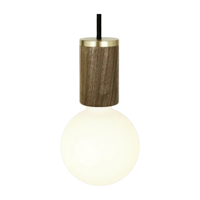 Suspension en noyer Knuckle et ampoule Sphere III - Tala - The Cool Republic