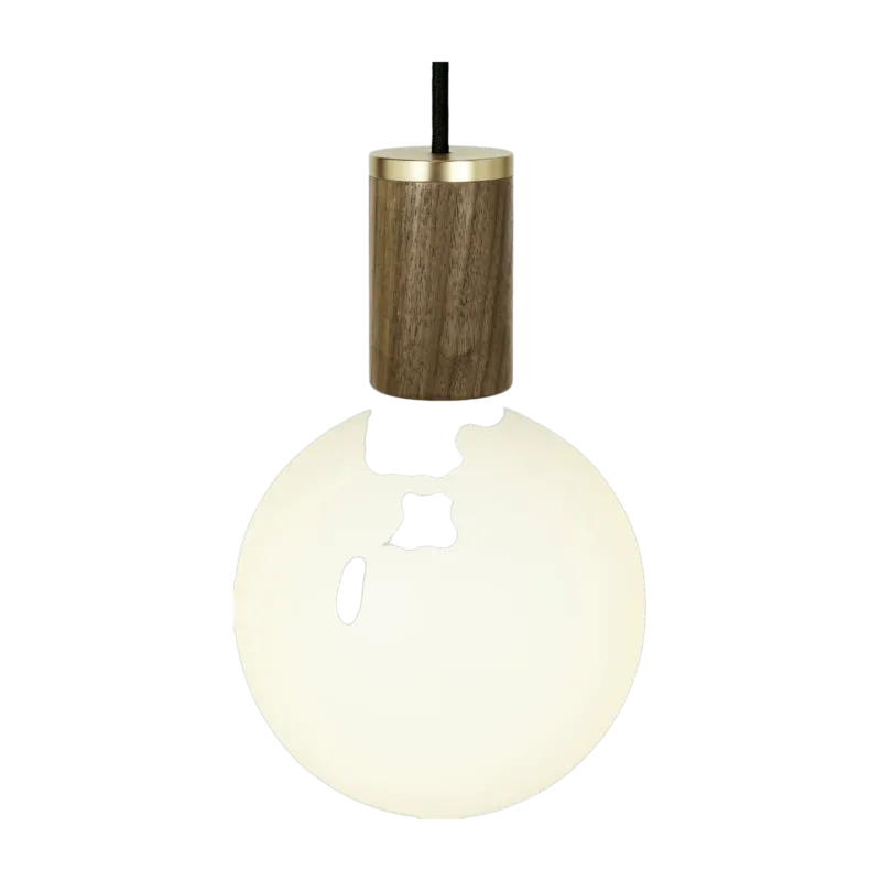 Suspension en noyer Knuckle et ampoule Sphere IV - Tala - The Cool Republic