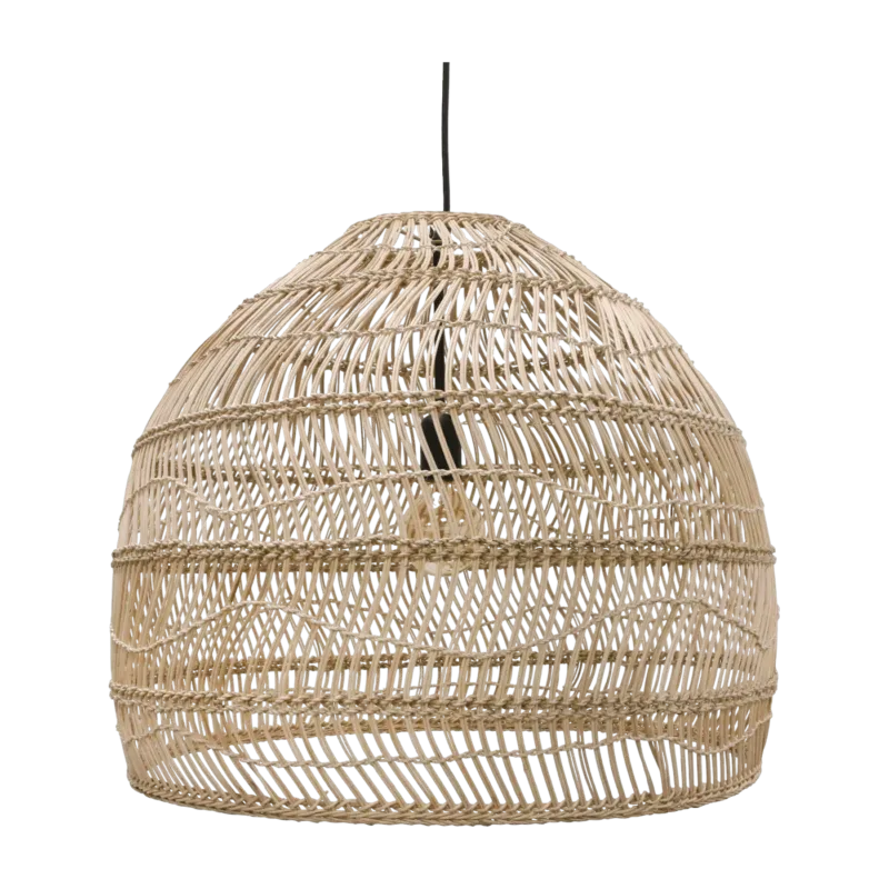 Suspension en osier naturel 60 cm Wicker Ball - HKliving - The Cool Republic