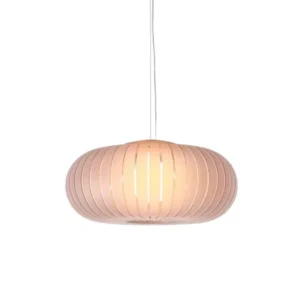 Suspension en plastique recyclé rose givrée 50cm Teresa Frozen - Kartell - The Cool Republic