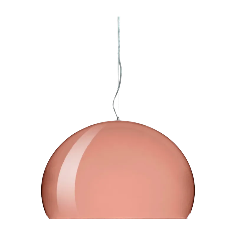 Suspension en plexiglas bordeaux 52 cm FL/Y - Kartell - The Cool Republic