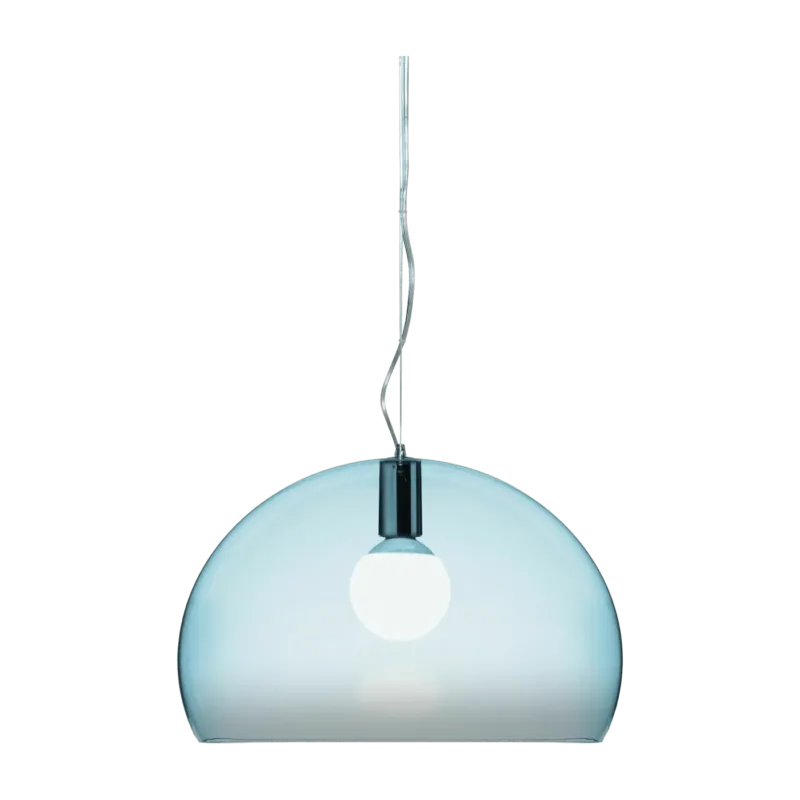 Suspension en plexiglas pétrole 52cm FL/Y - Kartell - The Cool Republic