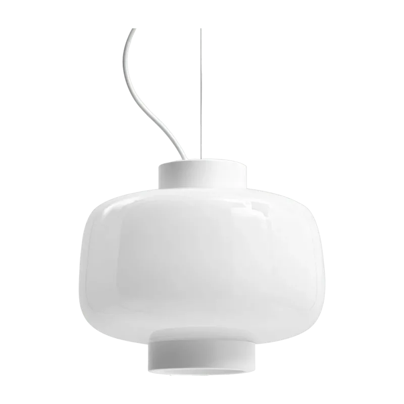 Suspension en verre blanc Dusk - Hem - The Cool Republic