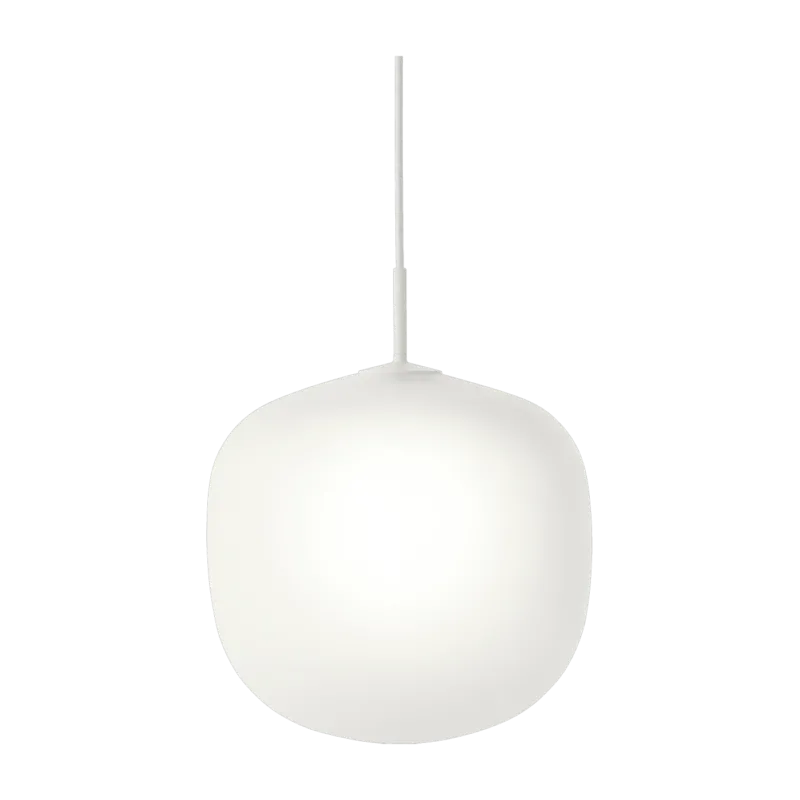 Suspension en verre blanche 37 cm Rime - Muuto - The Cool Republic