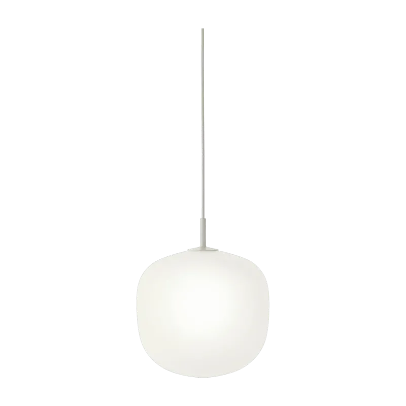 Suspension en verre grise 25 cm Rime - Muuto - The Cool Republic
