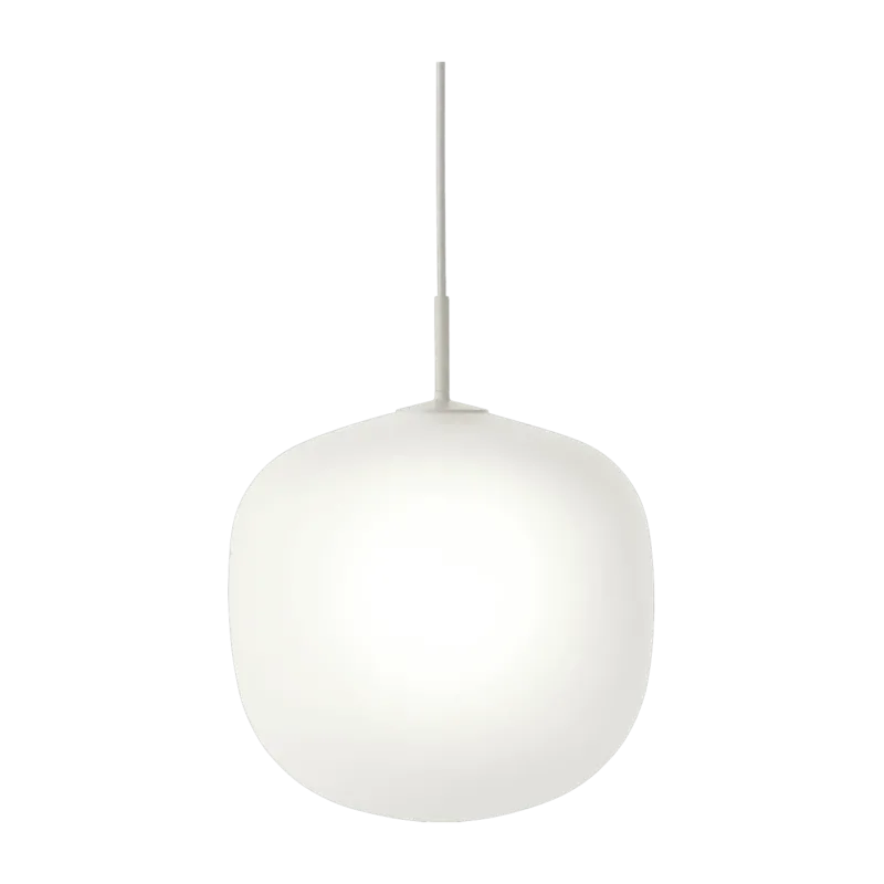 Suspension en verre grise 37 cm Rime - Muuto - The Cool Republic
