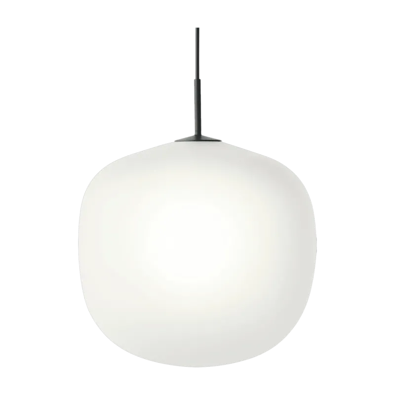 Suspension en verre noire 45 cm Rime - Muuto - The Cool Republic