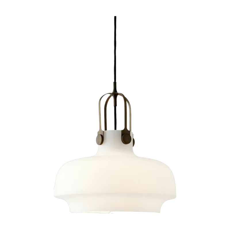 Suspension en verre opale blanc Copenhagen SC7 - &tradition - The Cool Republic