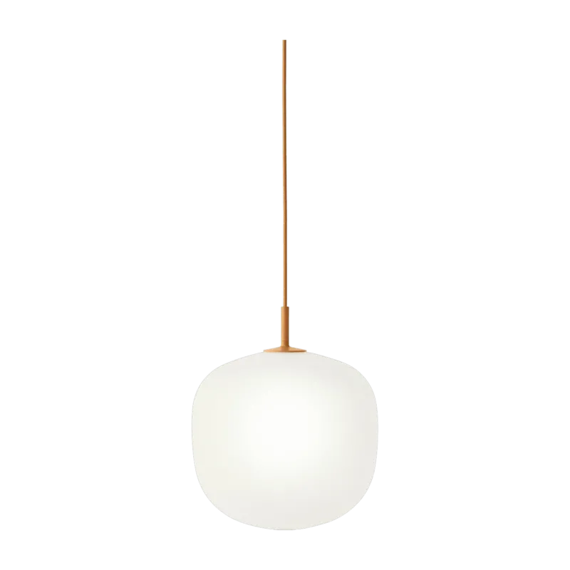 Suspension en verre orange 25 cm Rime - Muuto - The Cool Republic
