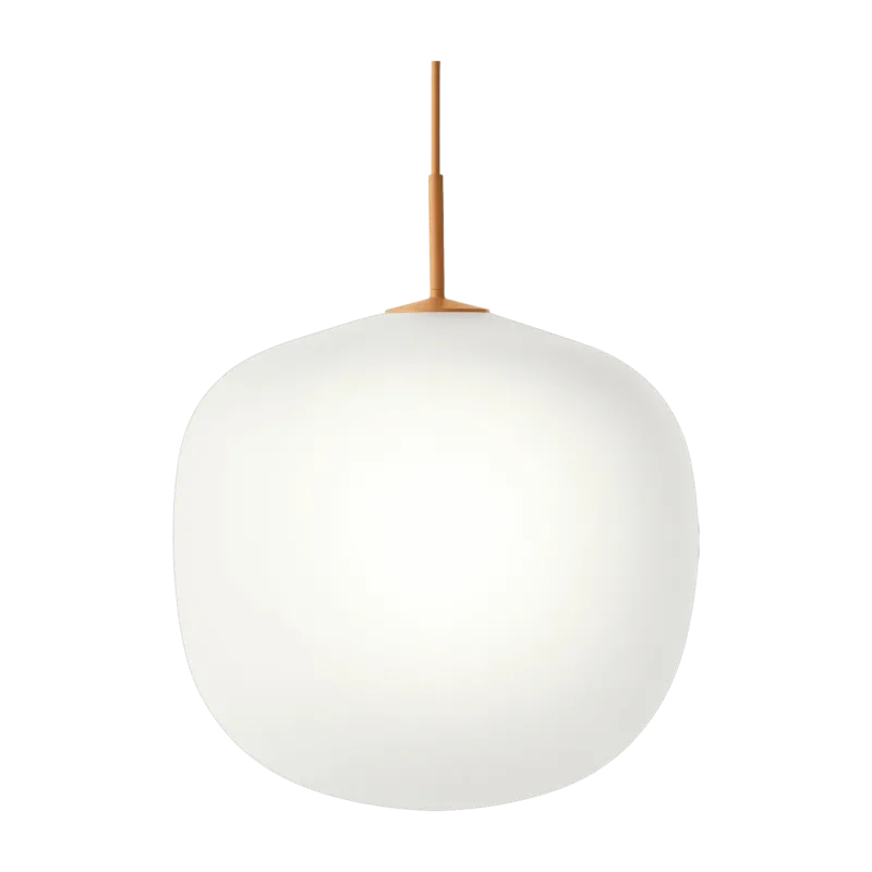 Suspension en verre orange 45 cm Rime - Muuto - The Cool Republic