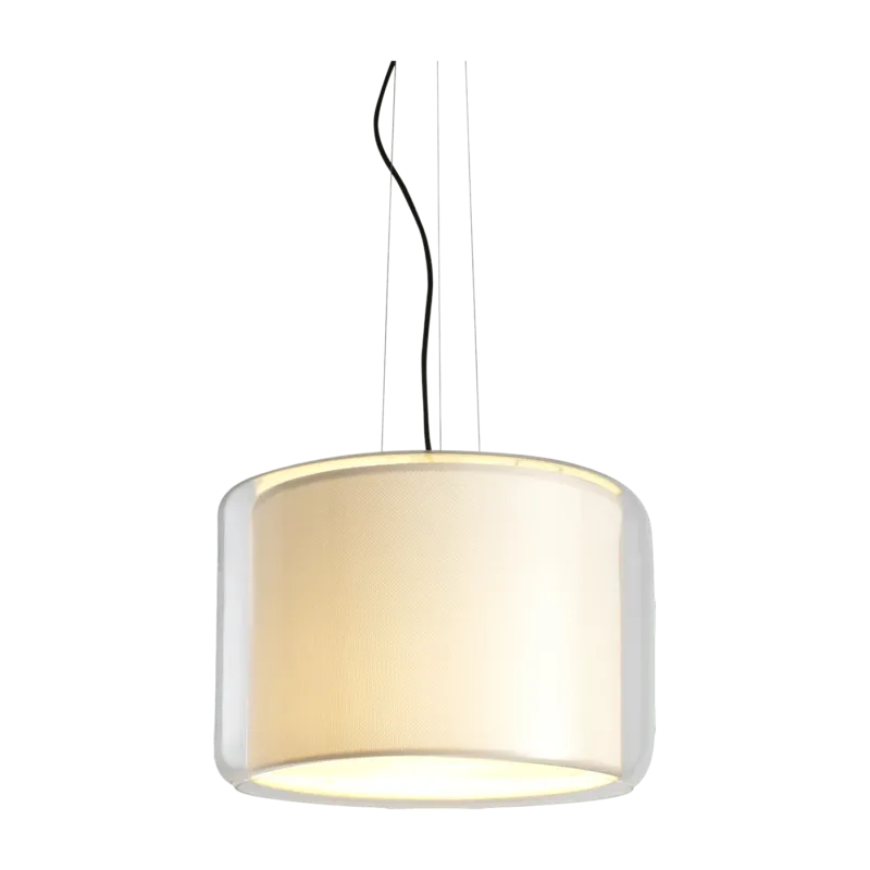 Suspension en verre soufflé blanc 30cm Mercer - Marset - The Cool Republic