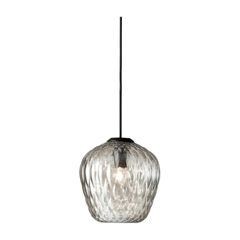 Suspension en verre soufflé gris Blown SW4 - &tradition - The Cool Republic