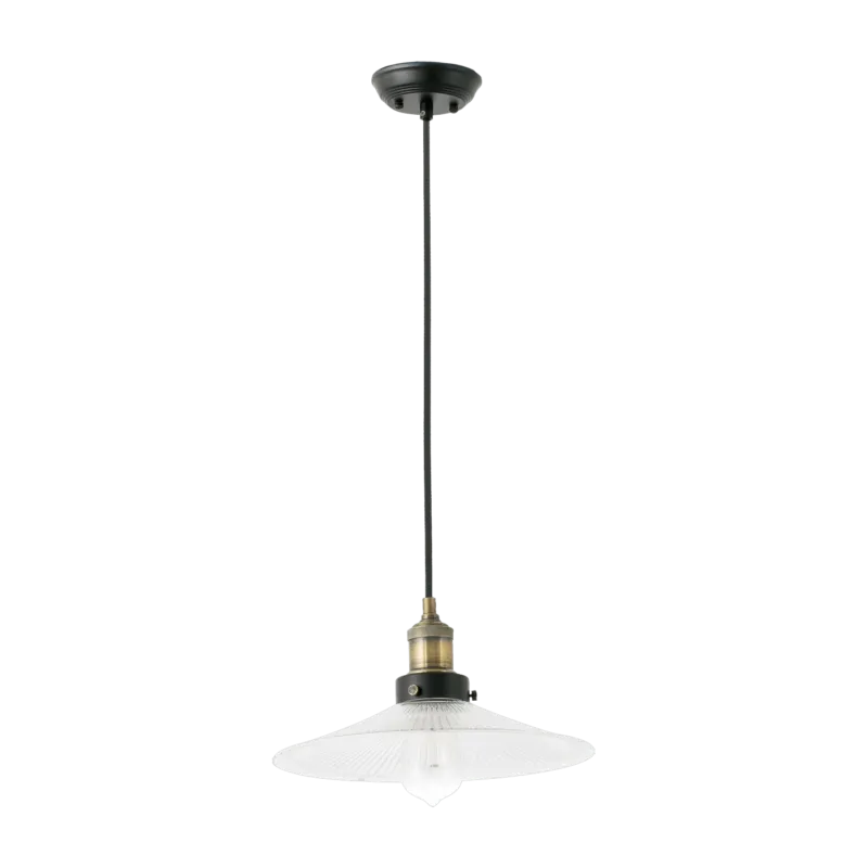 Suspension en verre transparent Halita - Faro Barcelona - The Cool Republic