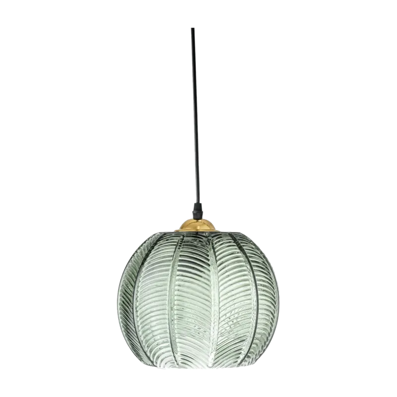 Suspension en verre verte Adar - Bloomingville - The Cool Republic