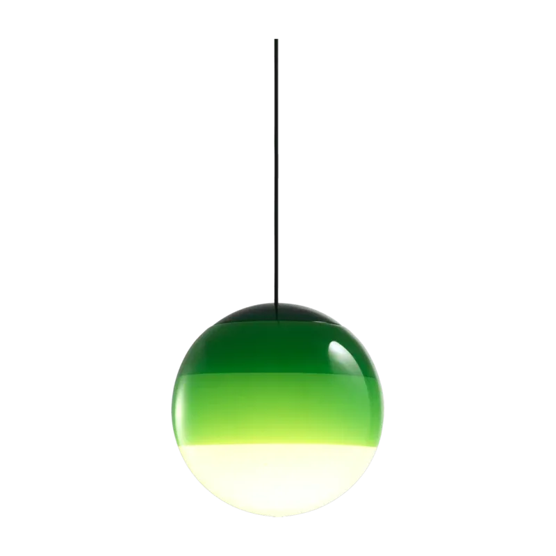 Suspension globe 13,5 cm vert Dipping Light - Marset - The Cool Republic