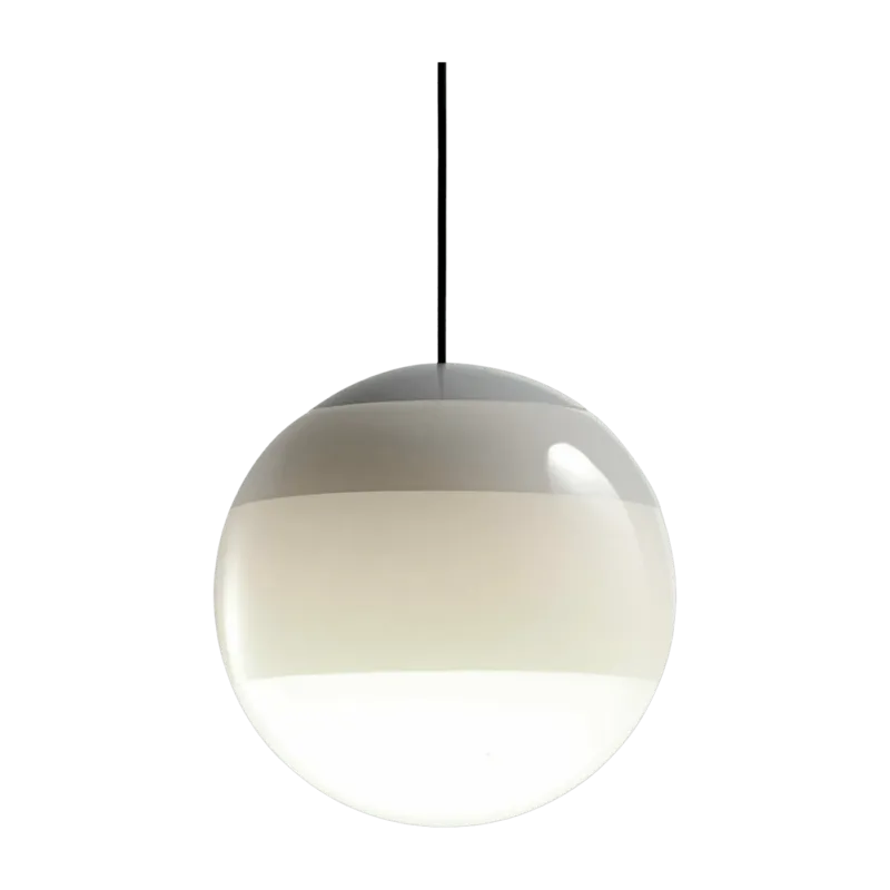 Suspension globe 20 cm blanc Dipping Light - Marset - The Cool Republic