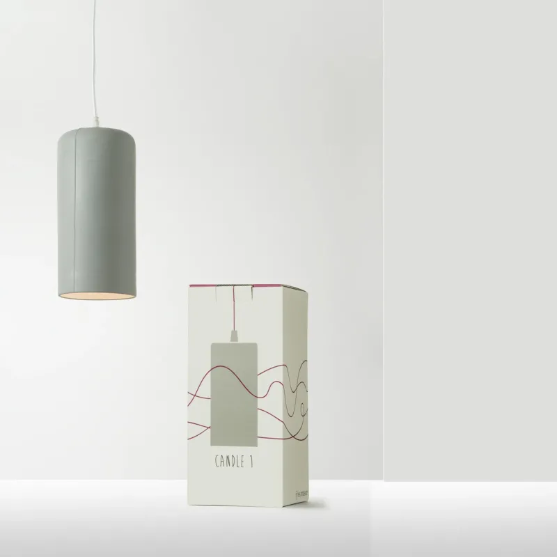 Suspension grise Candle 1 - In-es.artdesign - The Cool Republic