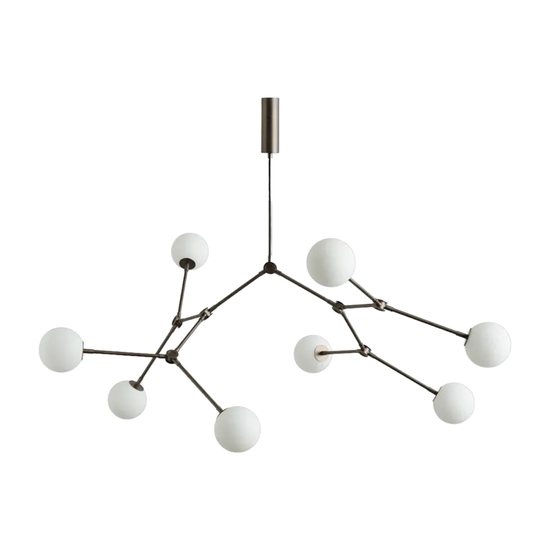 Suspension grise Drop Chandelier Bulp - 101 Copenhagen - The Cool Republic