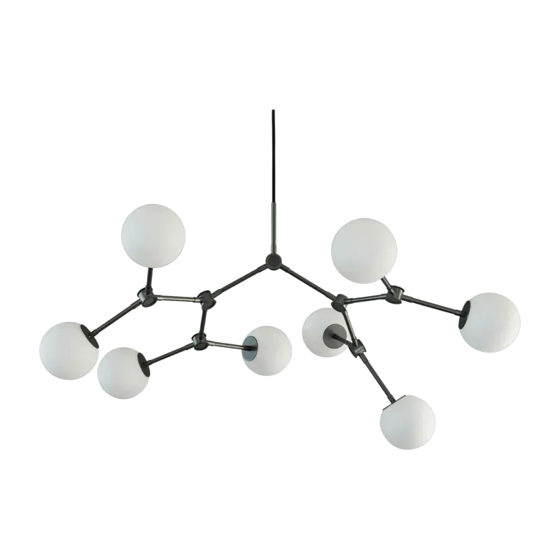 Suspension grise Drop Chandelier Mini - 101 Copenhagen - The Cool Republic