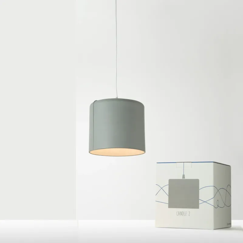 Suspension grise et blanche Candle 2 - In-es.artdesign - The Cool Republic