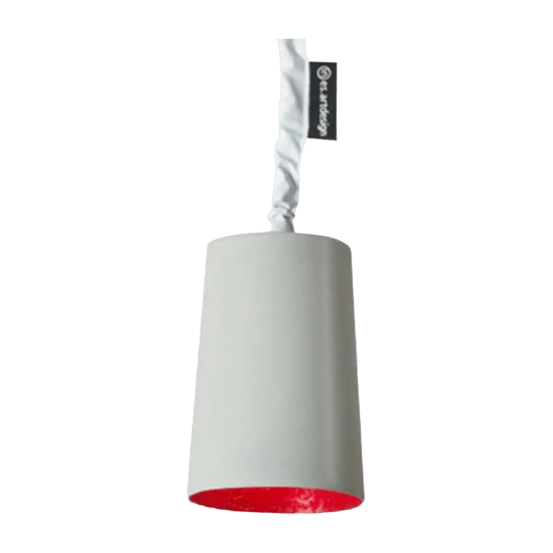 Suspension grise et rouge Paint Cemento - In-es.artdesign - The Cool Republic