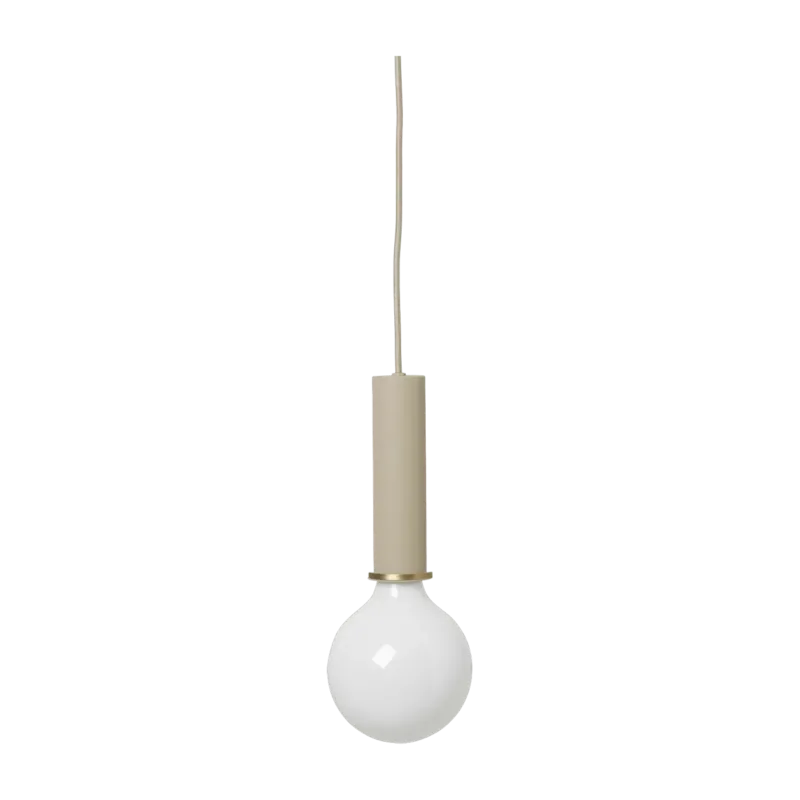 Suspension haute en métal beige Cashmere - Ferm Living - The Cool Republic