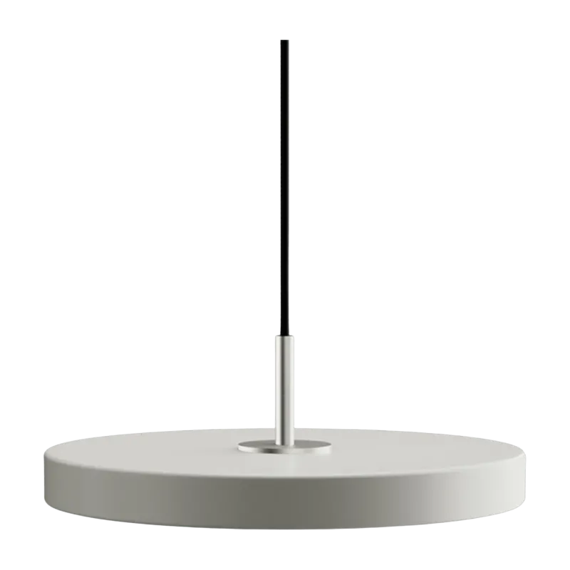 Suspension Mini Nuance Mist LED détail acier Asteria - UMAGE - The Cool Republic