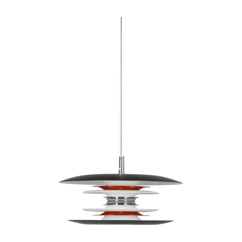 Suspension noire et rouge 1,75m diamètre 30cm LED Diablo - Belid - The Cool Republic