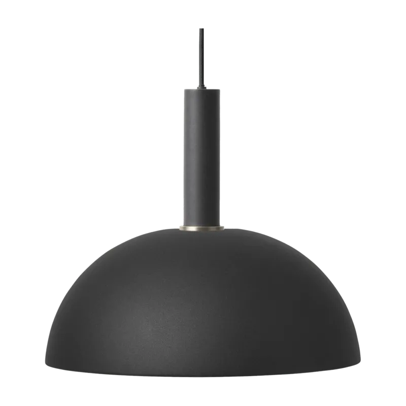 Suspension noire socket high noir Dome Collect - Ferm Living - The Cool Republic