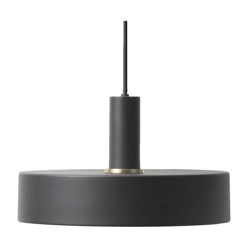 Suspension noire socket low noir Record Collect - Ferm Living - The Cool Republic