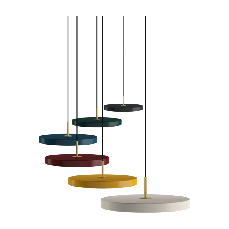 Suspension Nuance Mist détail laiton LED Asteria - UMAGE - The Cool Republic