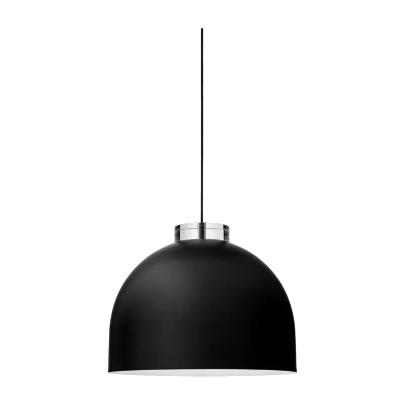 Suspension ronde L verre et noir Luceo - Aytm - The Cool Republic