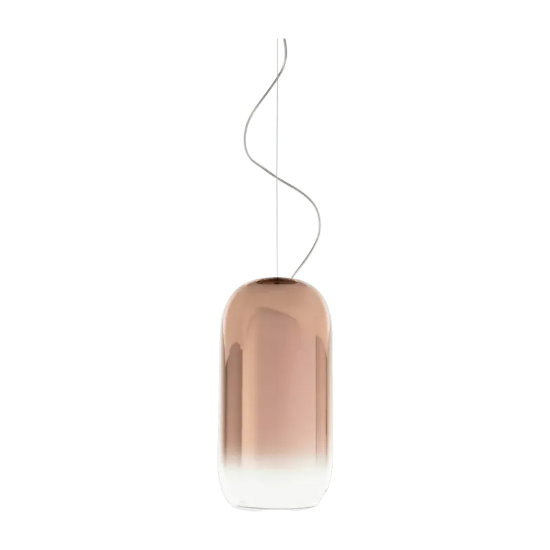 Suspension rose métallique Gople - Artemide - The Cool Republic