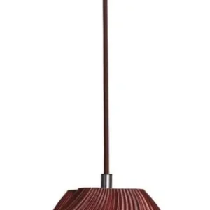 Suspension rouge cerise et chrome 20 cm Soft serve 01 - Crème atelier - The Cool Republic