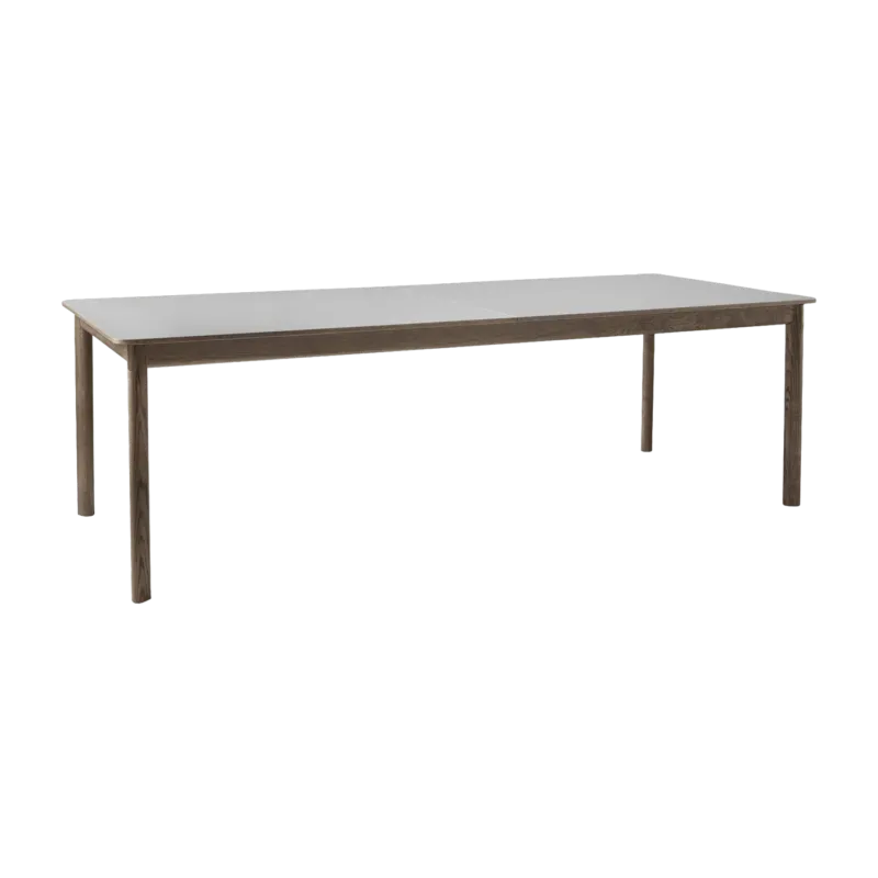 Table à manger avec rallonge en chêne fumé stratifié Fenix 240 à 340 cm Patch HW2 - &Tradition - The Cool Republic
