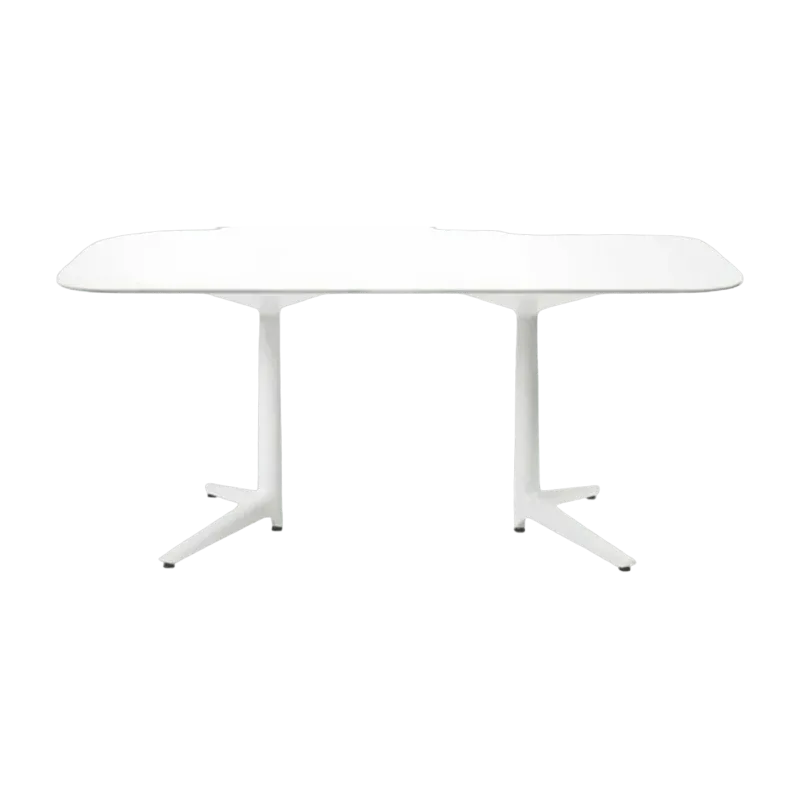 Table à manger blanche 180x90 Multiplo - Kartell - The Cool Republic