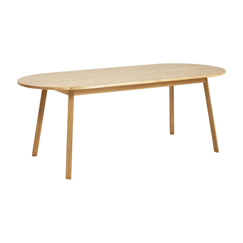 Table à manger en bois de chêne laqué 200 cm Triangle - HAY - The Cool Republic