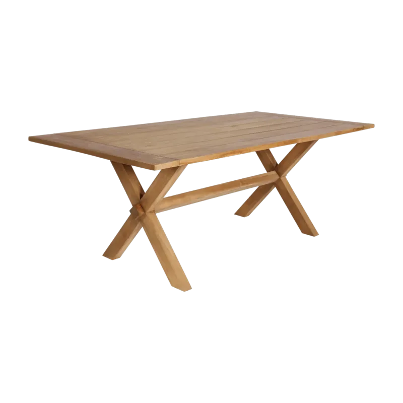 Table à manger en teck 100 x 200 cm Colonial - Sika Design - The Cool Republic