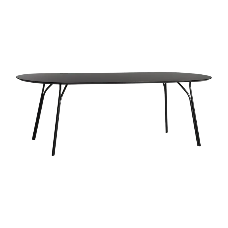 Table à manger noire 220 cm Tree - Woud - The Cool Republic