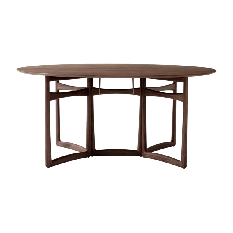Table à manger pliable en bois marron Drop Leaf - &tradition - The Cool Republic