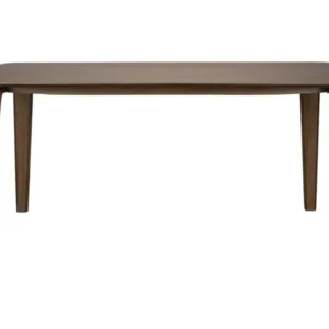 Table à manger rectangulaire en bois d’hévéa marron 160 x 90 x 75 cm - The Cool Republic - The Cool Republic