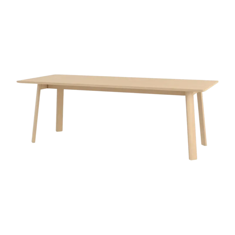 Table à manger rectangulaire en chêne naturel 220 cm Alle - Hem - The Cool Republic