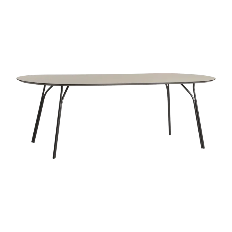 Table à manger taupe 220 cm Tree - Woud - The Cool Republic