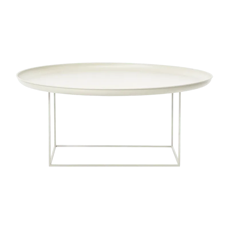 Table basse blanche 90 cm Duke - Norr11 - The Cool Republic