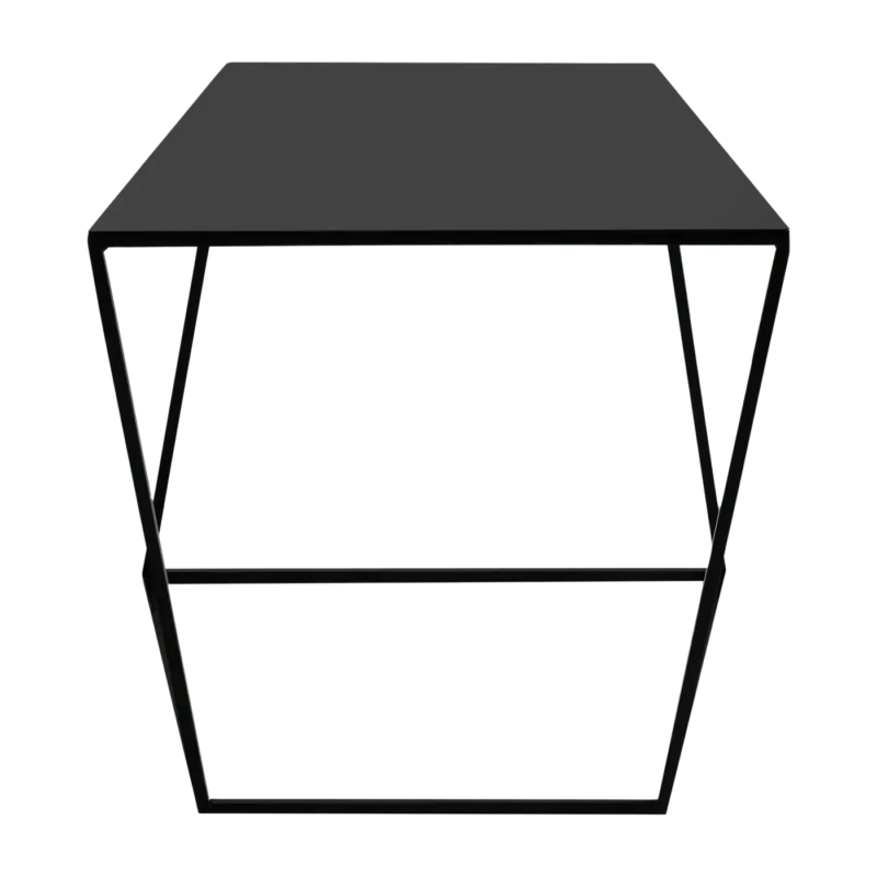 Table basse carrée en métal noir Zak - Custom Form - The Cool Republic