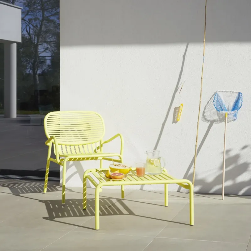 Table basse de jardin blanche Week-End - Petite Friture - The Cool Republic