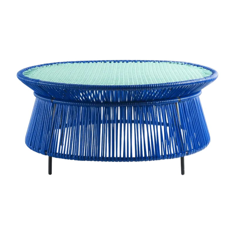 Table basse en acier bleu Caribe - Ames - The Cool Republic