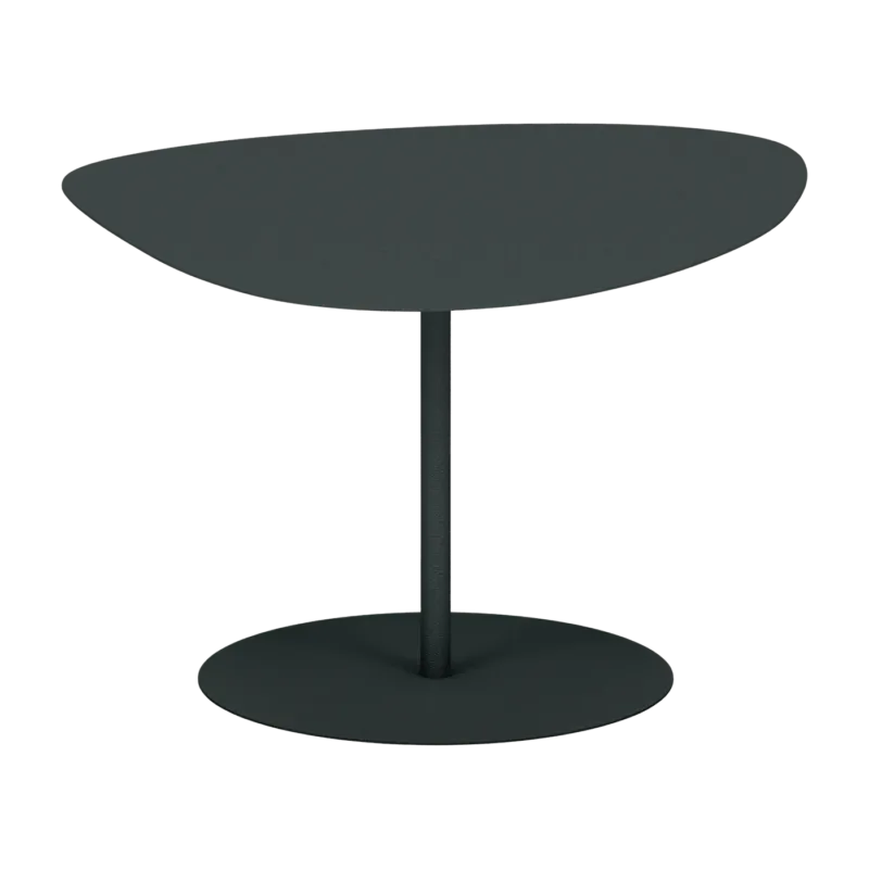 Table basse en acier mat anthracite 39 cm Galet 02 - Matière Grise - The Cool Republic