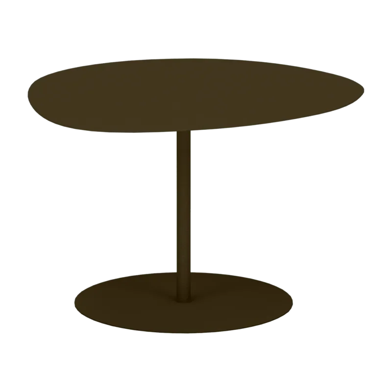 Table basse en acier mat bronze 40 cm Galet 01 - Matière Grise - The Cool Republic