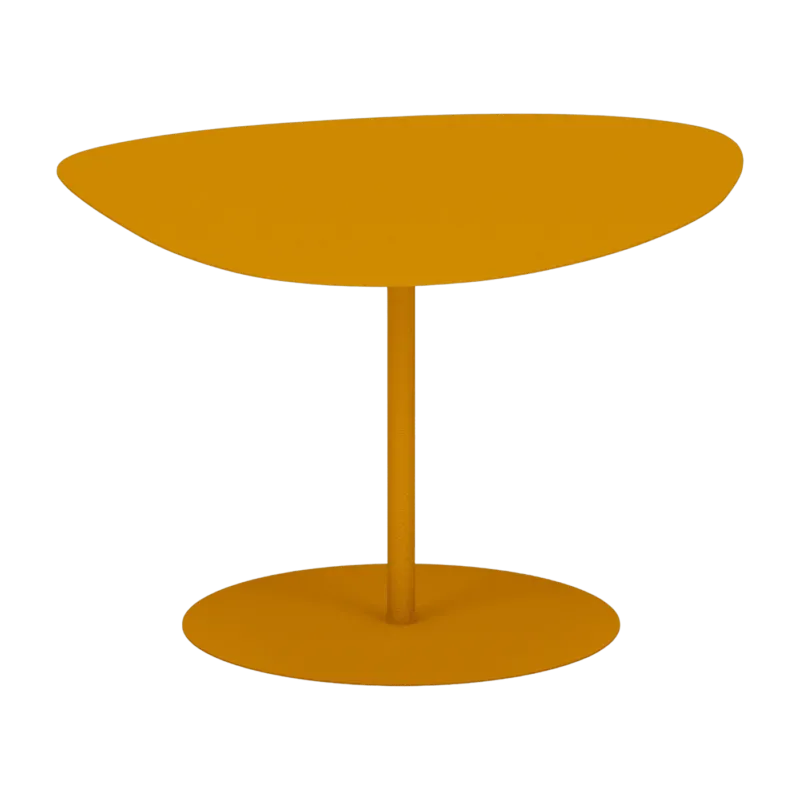 Table basse en acier mat safran 39 cm Galet 02 - Matière Grise - The Cool Republic